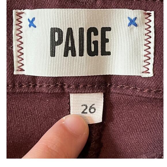 Paige jeans purple Verdugo Ankle Skinny size 26 - Picture 5 of 7